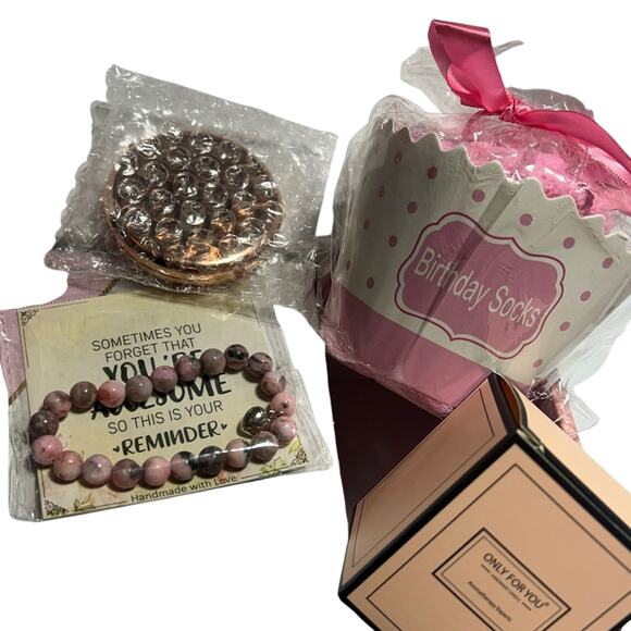 Floral Pink Happy Birthday Gift Set - Picture 3 of 5